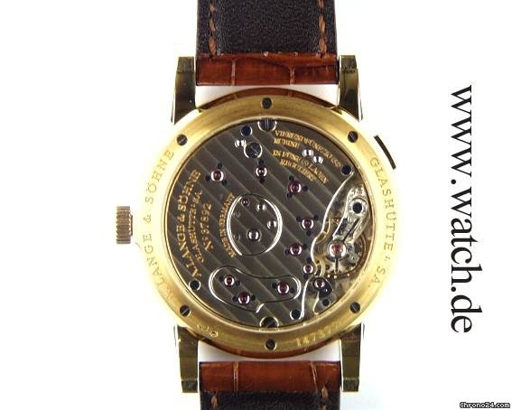 A. Lange & Sohne Lange 1 Mondphase Gelbgold 38mm WATCHES 2