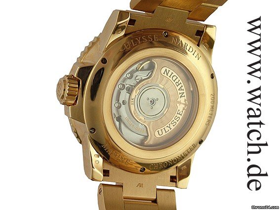 Ulysse Nardin Maxi Marine Diver Taucheruhr Chronometer Rosegold WATCHES 2