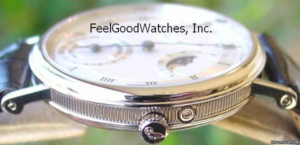 replica Breguet 3130 Moon Phase / Power Reserve, White Gold WATCHES 1