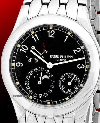Patek Philippe Gent's Stainless Steel # 5085 Power Reserve Moonphase WATCHES 2
