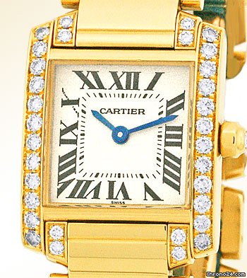 Cartier Diamond Tank Francaise WATCHES 2
