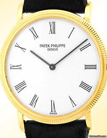 Patek Philippe Gent's 18K Yellow Gold # 3520 D Ultra Thin Calatrava WATCHES 2