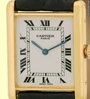 Cartier Louis Cartier Ultra Thin Classic Tank Strapwatch WATCHES 2