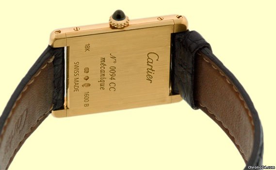 replica Cartier Louis Cartier Ultra Thin Classic Tank Strapwatch WATCHES 1