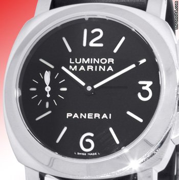 Panerai Gent's Stainless Steel Luminor Marina PAM111 44mm Base Strapwatch WATCHES 2