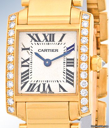 Cartier Diamond Tank Francaise WATCHES 2