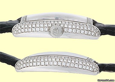 replica Franck Muller Lady's 18K White Gold Diamond Cintree Curvex WATCHES 1 