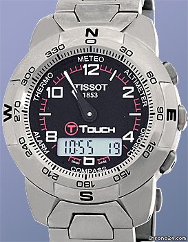 Tissot T-Touch Multi-Function Chrono/Alarm watch WATCHES 2