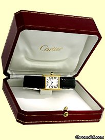 Cartier Louis Cartier Classic Tank Strapwatch WATCHES 2