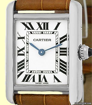 Cartier Louis Cartier Classic Tank Strapwatch WATCHES 2