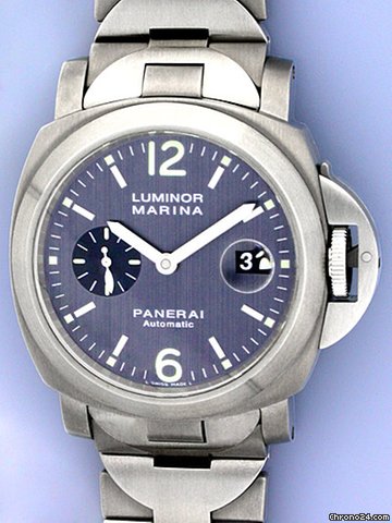 replica Panerai Gent's Titanium & Stainless Steel 44mm Luminor Marina WATCHES 1