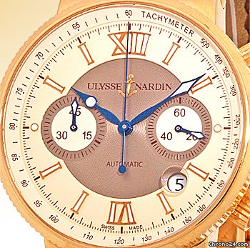 Ulysse Nardin Gent's 18K Rose Gold Maxi Marine Chronograph Strapwatch WATCHES 2