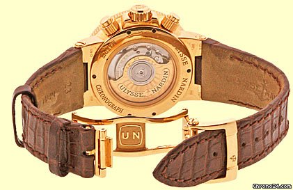 replica Ulysse Nardin Gent's 18K Rose Gold Maxi Marine Chronograph Strapwatch WATCHES 1