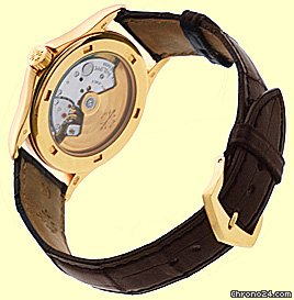 replica Patek Philippe Gent's 18K Yellow Gold Ref # 5107 Calatrava Grande Taille Strapwatch WATCHES 1 