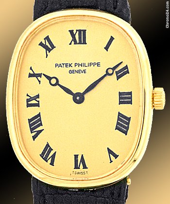 Patek Philippe Lady's 18K Yellow Gold Golden Ellipse Strapwatch WATCHES 2