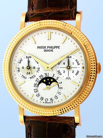 Patek Philippe Rare and Collectible Gent's 18K Rose Gold 5039 Perpetual Calendar Strapwatch WATCHES 2