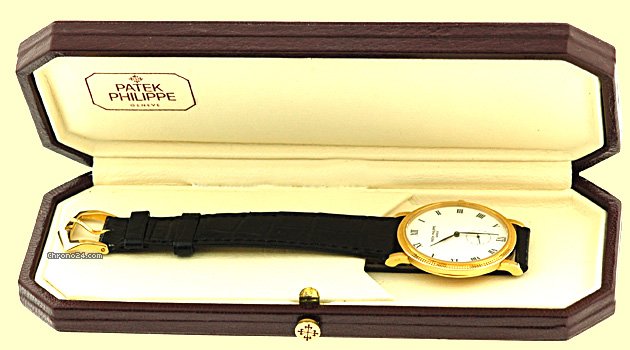 replica Patek Philippe Gent's 18K Yellow Gold Calatrava Strapwatch WATCHES 1 
