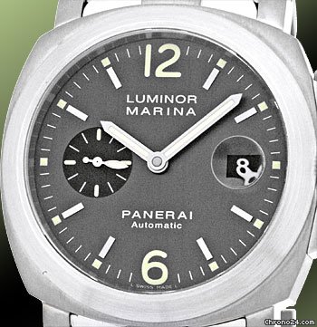 Panerai Gent's Stainless Steel & Titanium 44mm Luminor Marina PAM91 WATCHES 2