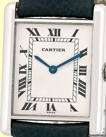 Cartier Classic Louis Cartier Tank Strapwatch WATCHES 2