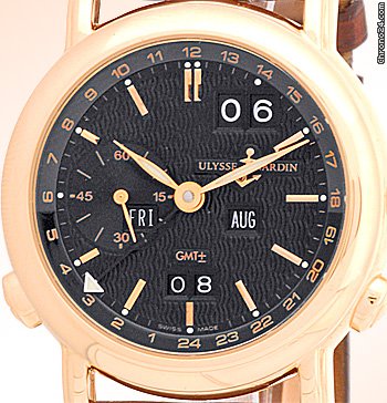 Ulysse Nardin Gent's 18K Rose Gold GMT Perpetual Strapwatch WATCHES 2