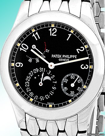 Patek Philippe Gent's Stainless Steel # 5085 Power Reserve Moonphase WATCHES 2