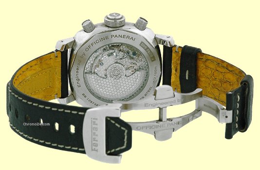 replica Panerai Limited Edition Gent's Stainless Steel Ferrari Flyback PAM00014 Chronograph WATCHES 1