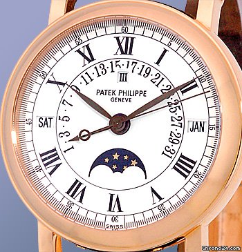Patek Philippe Gent's 18K Rose Gold # 5059 Perpetual Calendar Retrograde Strapwatch WATCHES 2