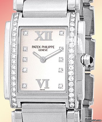 Patek Philippe Lady's Stainless Steel Diamond Twenty-4 WATCHES 2