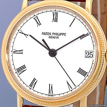 Patek Philippe Gent's 18K Yellow Gold #3802 Calatrava WATCHES 2
