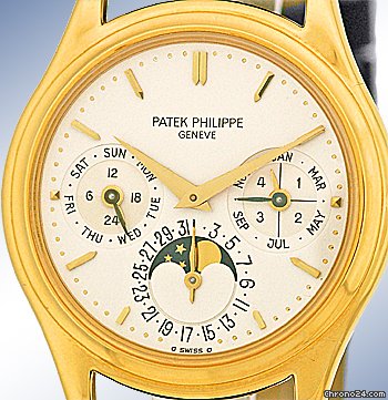 Patek Philippe Gent's 18K Yellow Gold Perpetual Calendar # 3940 WATCHES 2
