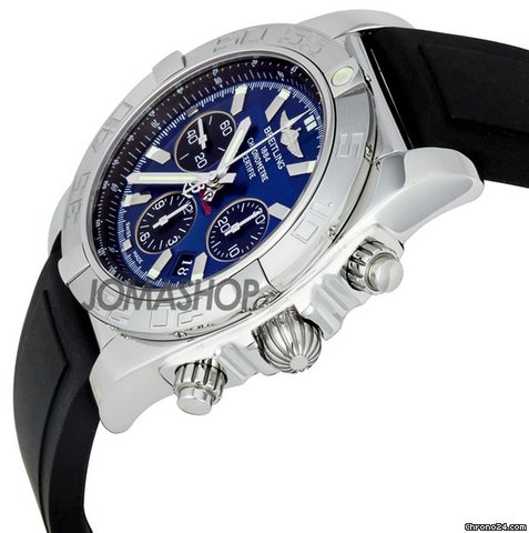Breitling Windrider Chronomat Mens Blue Dial Chronograph Watch AB011011-C789BKPD WATCHES 2