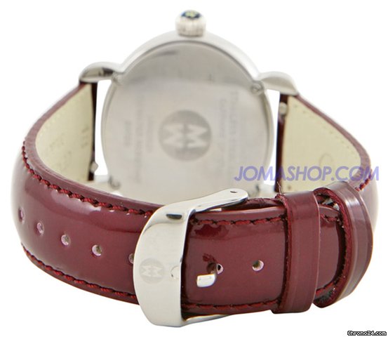 Michele CSX Blue Diamond Steel Burgundy Ladies Watch MWW03E000058 WATCHES 2