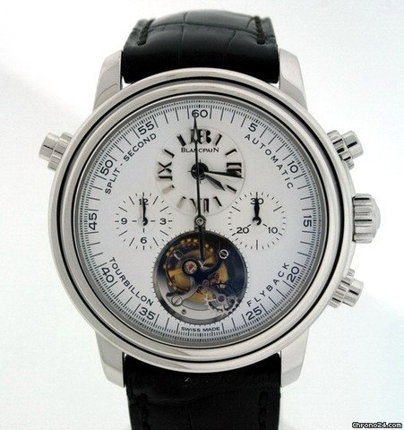 Blancpain Leman Split Second Chronograph Tourbillon 2189F-3427-63B Pre-owned WATCHES 2