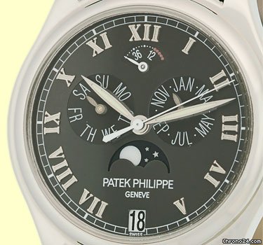Patek Philippe Gent's Platinum Ref # 5056-P Annual Calendar Strapwatch WATCHES 2