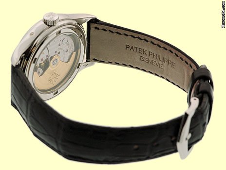 replica Patek Philippe Gent's Platinum Ref # 5056-P Annual Calendar Strapwatch WATCHES 1