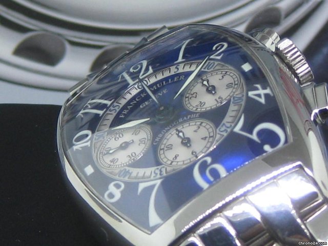 replica Franck Muller FM 6850 CCNA BLUE DIAL WATCHES 1