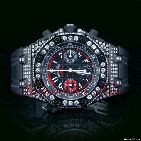 Audemars Piguet ALINGHI POLARIS ROYAL OAK OFFSHORE BLACK PVD DIAMOND LIMITED WATCHES 2