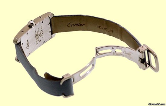 replica Cartier Diamond Tank Americaine Strapwatch WATCHES 1