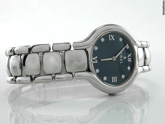 Ebel Damen "BELUGA" Edelstahl Quarz WATCHES 2
