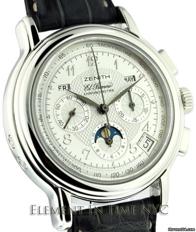 Zenith El Primero Chronomaster Triple Calendar In Platinum WATCHES 2