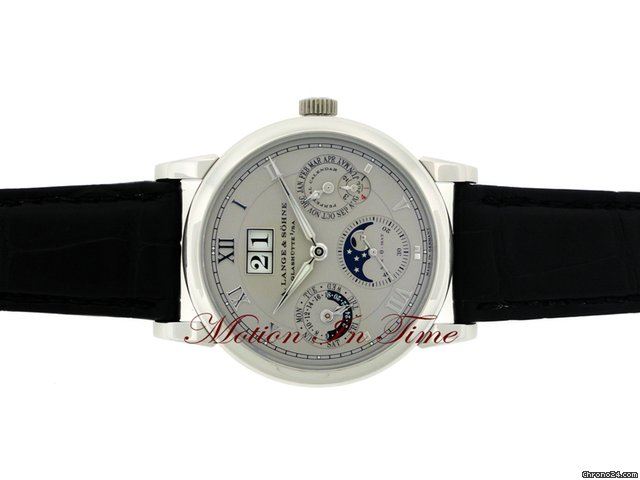 A. Lange & Sohne LANGEMATIK PERPETUAL AUTOMATIC PLATINUM NEW RARE WATCHES 2