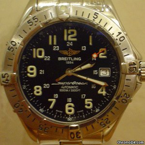 Breitling SUPEROCEAN STEEL BLACK DiAL WATCHES 2