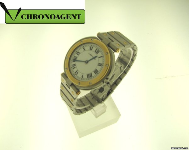 replica Cartier tank acciaio oro round WATCHES 1