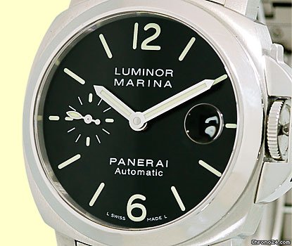Panerai Gent's Stainless Steel 40mm Luminor Marina PAM 50 Strapwatch WATCHES 2