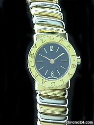 Bulgari Lady's 18K White / Yellow Gold Mini Cuff Watch WATCHES 2