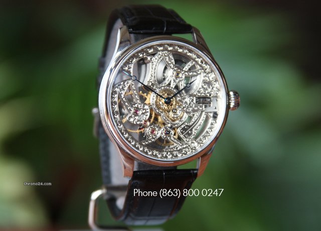 replica IWC Portuguese FA Jones Skeleton Platinum Model IW5442-05 Limited Edition of 50 Units WATCHES 1