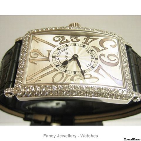 Franck Muller White Gold Relief Dial long island WATCHES 2