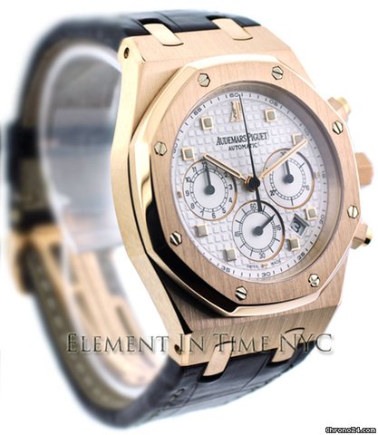 Audemars Piguet Royal Oak Chronograph 18k Rose Gold 26022 WATCHES 2
