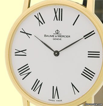 Baume & Mercier Gent's 18K Yellow Gold & Classima Strapwatch WATCHES 2
