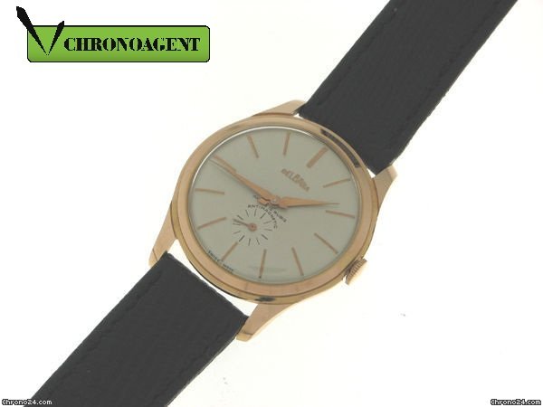 Omega DELBANA OROLOGIO VINTAGE ANNI '50 PLACCATO ORO ROSA WATCHES 2